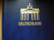 NIEMCY - klaser z kompletem kart na znaczki z lat 1998-2003