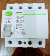 NOARK Wyłącznik różnicowoprądowy 40A,  typ A, 300 mA Ex9L-N-108370, 4p