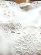 Sézane bluzka jedwab unikat boho chic piękny dekolt