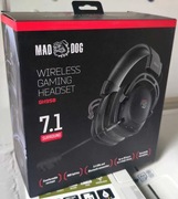 Słuchawki bezprzewodowe nauszne Mad Dog GH950 7.1 Bluetooth BT nowe