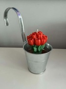 Świeca Sojowa Premium w Metalowym Wiaderku –ręcznie robiona personalizowana