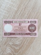 Bon Towarowy PRL rok 1979 