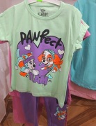  Komplet dziewczęcy 2 częściowy bluzka 7/8 getry psi patrol .róż 110