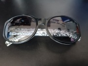 Okulary damskie czarne (zeberka)