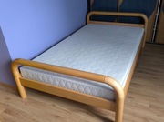 Łóżko z litego drewna bukowego z materacem "lato-zima"120 * 200 cm