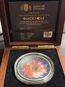 5$ Czarna Dziura - Wszechświat 2 oz Ag 999 Meteoryt
