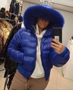 Kurtka bomberka z lisem rozm XL 