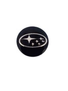 Naklejka Znaczek SUBARU czarny Emblemat Kluczyk Pilot logo 14mm zaślepka