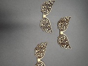 Skrzydełka drewniane do aniołków DIY - 7x3cm - idealne do makramy!
