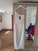 Długa suknia wieczorowa Ralph Lauren ślub wesele  s m