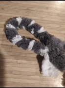 Szarpak z sztucznego futerka