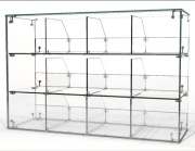 Gablota cukiernicza ze szkła hartowanego 