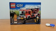 LEGO 60107 City. Wóz strażacki z drabiną. Nowy zestaw z 2016 roku.