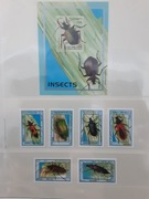 Somalia 1998  Mi ???  Owady żuki  seria + blok komplet idealny