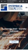 Domena dystrybucjastali.pl + strona wypozycjonowana