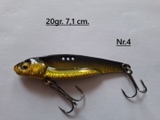 Przynęty twarde blachy- Cykady. 2 kolory.