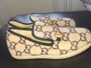 Espadryle futrzane GUCCI, rozmiar 41