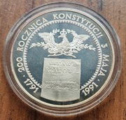 200000 zł Rocznica Konstytucji 3 Maja 1991