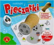 Pieczątki i naklejki. Zabawka dla chłopców