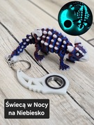 Świecący Keyspinner + Ankylozaur 2w1- KeyRambit KeyFlipper Druk3d Fidget