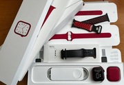 Apple watch7 41mm RED, pełen zestaw, oryginalny, w b.dobrym stanie