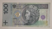 Banknot 100 ZŁ Seria Zastępcza YM 3293502