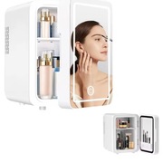 Mikrolodówka wielofunkcyjna – przenośna lodówka kosmetyczna z lustrem