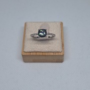 Piękny pierścionek z kamieniem kameleon Stal szlachetna Apart By Dziubeka