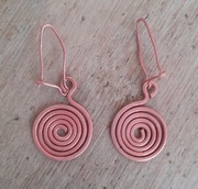 Kolczyki z miedzi 