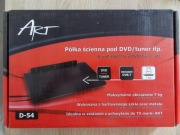 Półka Ścienna Pod Odtwarzacz Blu-ray Dekoder DVBT SAT Tuner Naścienna NOWA!