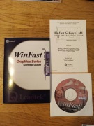 Zestaw retro PC sterowniki instrukcje WinFast/Abit/Epson Windows 98/XP