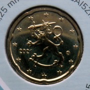 FINLANDIA 2021 20 CENTÓW UNC !!!!!!!!!!