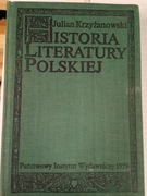 książki historyczne - "Historia Literatury polskiej", Julian Krzyżanowski