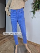 G-Star RAW 3301 jasno-niebieskie jeansy damskie, klasyczne slim 26x32