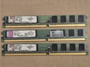 Pamięć RAM Kingston KVR800D2N5K2, 3 moduły po 1 GB