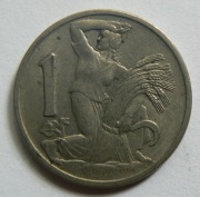 Czechosłowacja 1 korona, 1924
