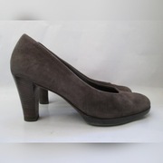 PAUL GREEN czółenka damskie zamszowe taupe r. 39,5