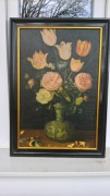 Piękna martwa natura oleodruk w gustownej ramie (1460)