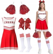 Damski Kostium przebranie CHEERLEADERKI  Roz L Halloween 