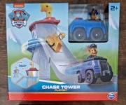 PAW Patrol Chase Tower Playset – wieża, pojazdy, zestaw 2+ oryginał