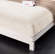 Prześcieradło "MIŚ" z gumką mikrofibra bardzo miękkie 180x200 +28 JASNY BEŻ