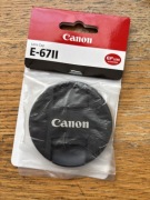 Sprzedam zatyczkę na obiektyw oryginalną Canon 67 mm 