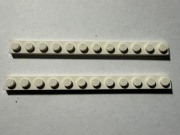 LEGO PŁYTKA 1x12 BIAŁA  60479 2 szt.