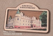 Magnes na lodówkę drewniany Baranów Sandomierski Zamek. 3D.