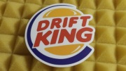 DRIFT KING NAKLEJKA STICKER