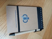 Notes spiralny z długopisem – ekologiczny