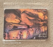 Magnes PCV na lodówkę Jaskinie Ajanta. Indie. Śpiący Budda. Jaskinia nr 26