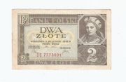 Banknot 2 złote 1936 rok