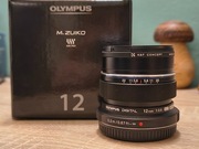 Obiektyw Olympus M.ZUIKO Digital ED 12mm f/2.0 Czarny + filtr UV 