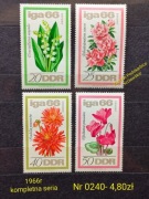 Znaczki flora:0240: kwiaty- DDR/NRD 1966r **
